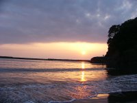 松崎海岸の夕日