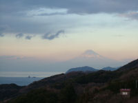 今日の石部棚田からの富士山