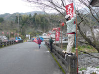 大沢観光協会桜祭り耳準備