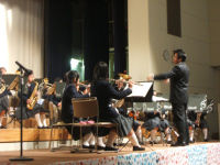 松崎高等学校吹奏楽部のウインターコンサート