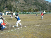 さいたま市体育協会と松崎町体育協会のソフトボールの親善試合