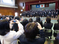 松崎小学校卒業式