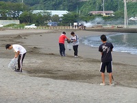 松崎海岸掃除