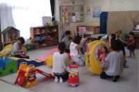 児童館避難訓練