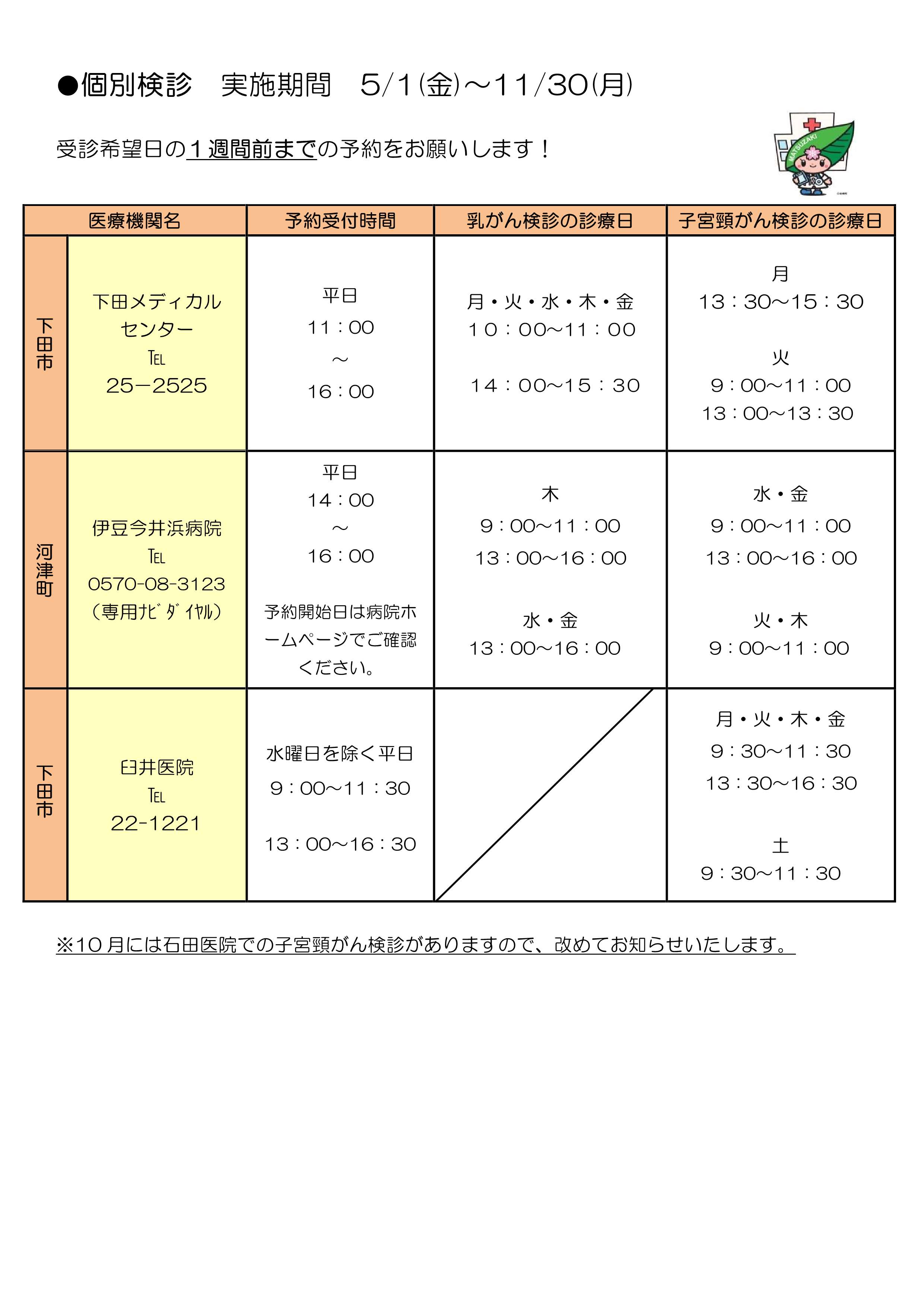令和8年度 女性のがん検診