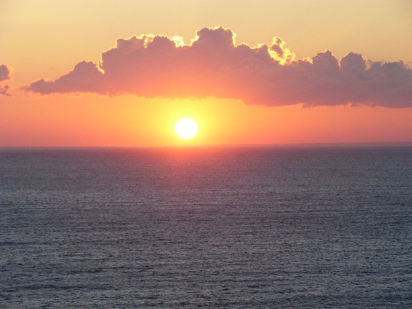 (1287)千貫門からの夕日