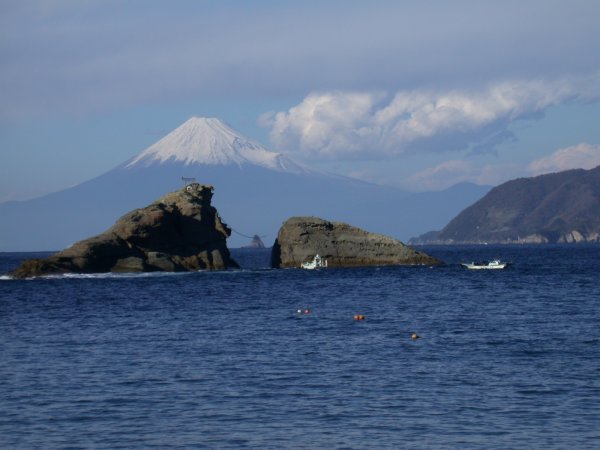 (1372)雲見海岸からの富士山