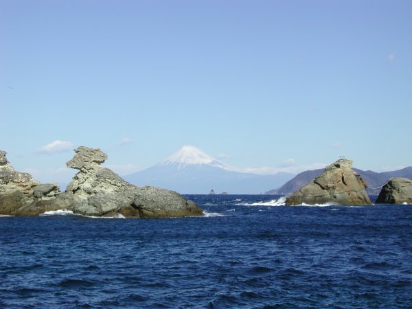 (1385)雲見海岸からの富士山