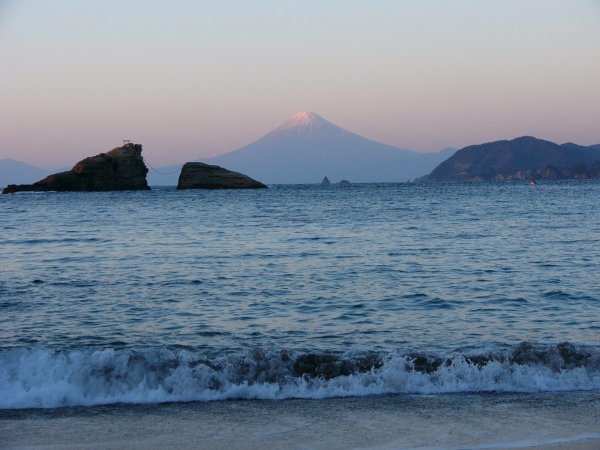 (1400)雲見海岸の夕暮れ