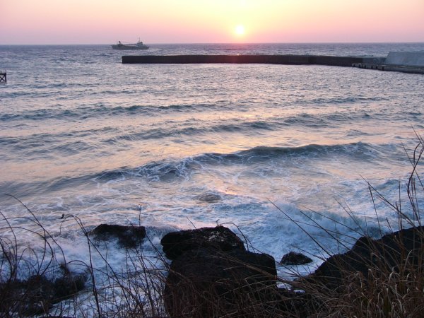 (1476)外部海岸からの夕陽