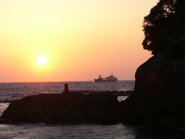 (1477)松崎海岸からの夕陽