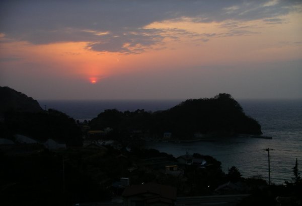 (1480)岩地の夕陽