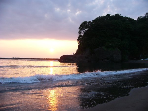 (1579)弁天島と夕日