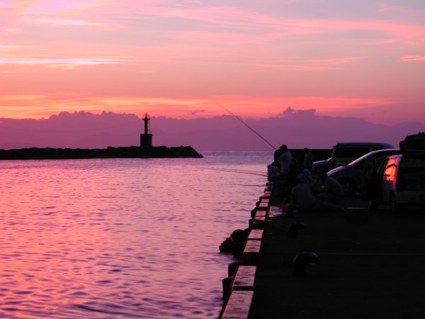 (1673)松崎港の夕日