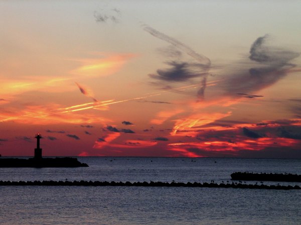 (1790)松崎海岸の夕日
