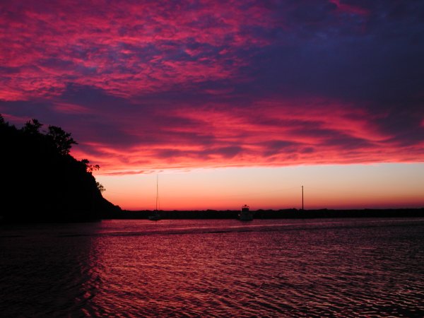 (1799)松崎港からの夕陽