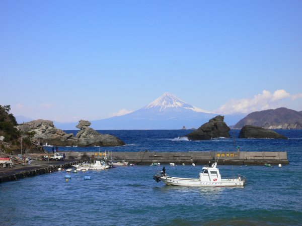 (1909)雲見海岸からの富士山