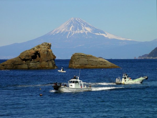 (1911)雲見海岸からの富士山