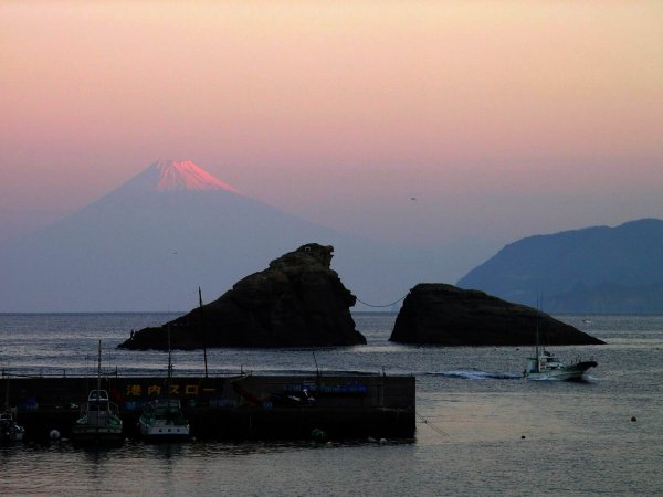 (1922)雲見海岸からの富士山