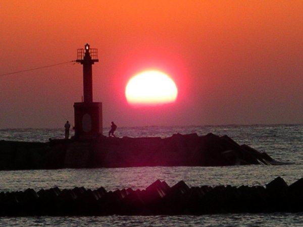 (1923)松崎海岸の夕日