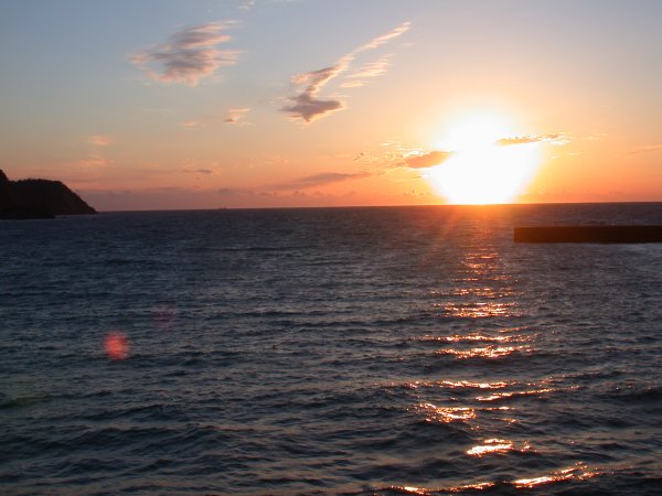 (1958)外部海岸からの夕景