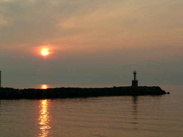 (2071)松崎港の夕日