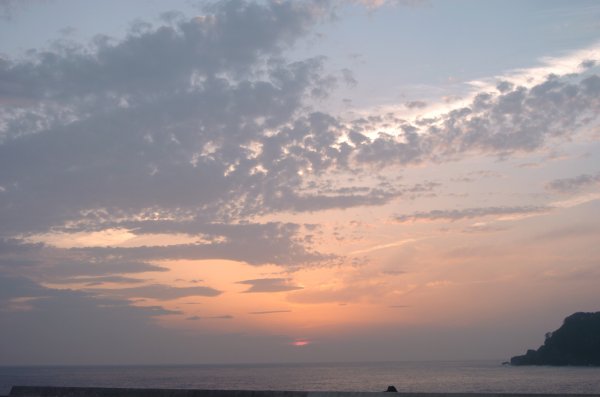 (2114)外部海岸からの夕陽