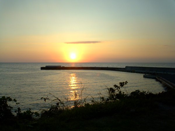 (2216)外部海岸夕日