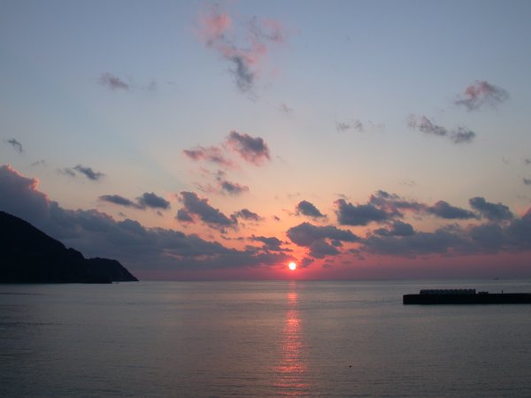 (2283)外部海岸の夕景