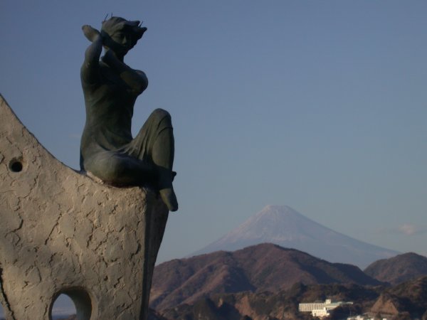 (2319)彫刻と富士山