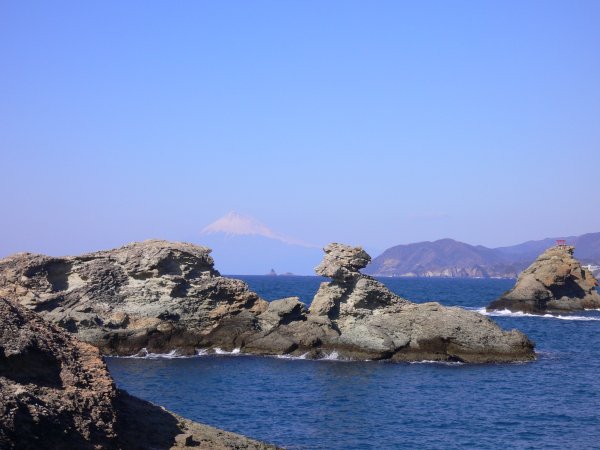 (2356)雲見海岸からの富士山