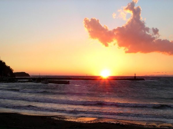 (2379)松崎海岸の夕日