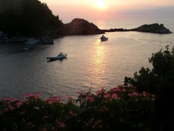 (2515)雲見海岸の夕景
