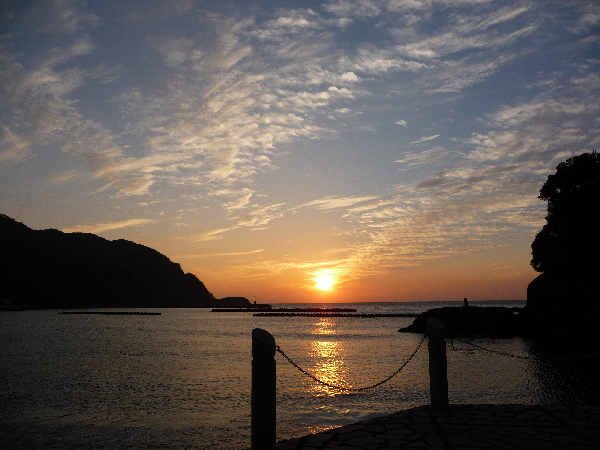 (2873)松崎海岸からの夕日