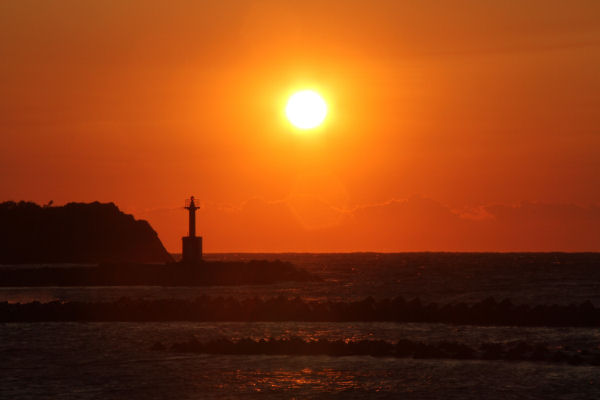 (3262)松崎海岸からの夕日