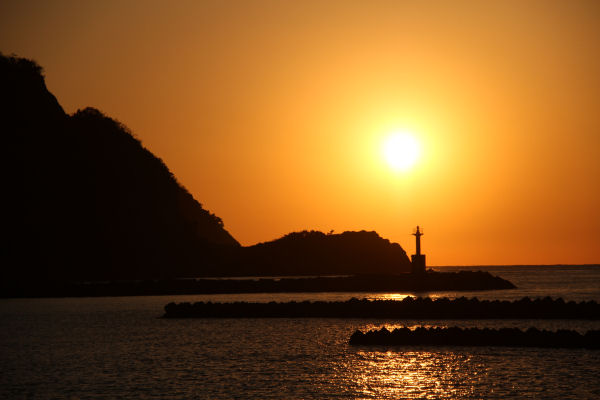 (3355)松崎海岸からの夕日