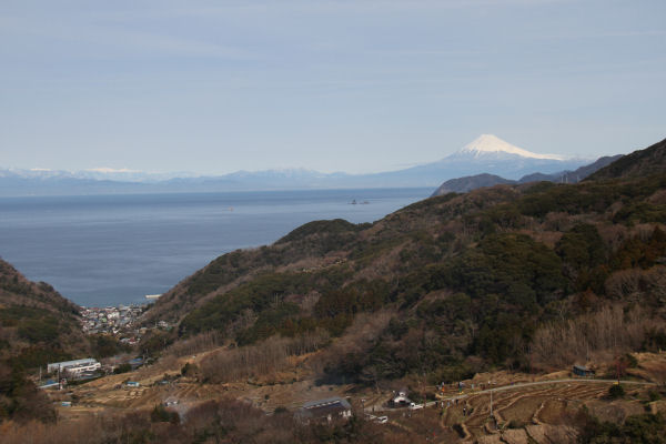 (3373)石部の棚田からの富士山