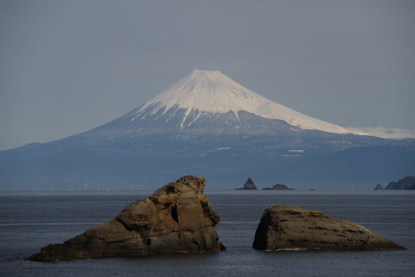 (3380)雲見海岸からの富士山