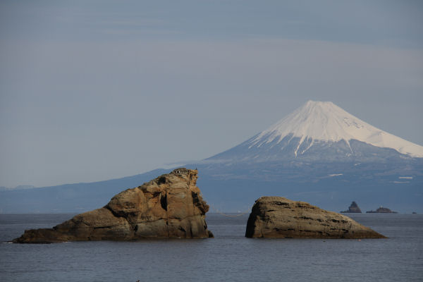 (3381)雲見海岸からの富士山