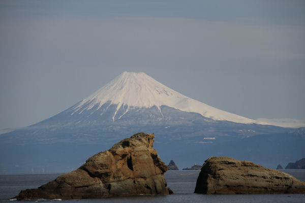 (3382)雲見海岸からの富士山