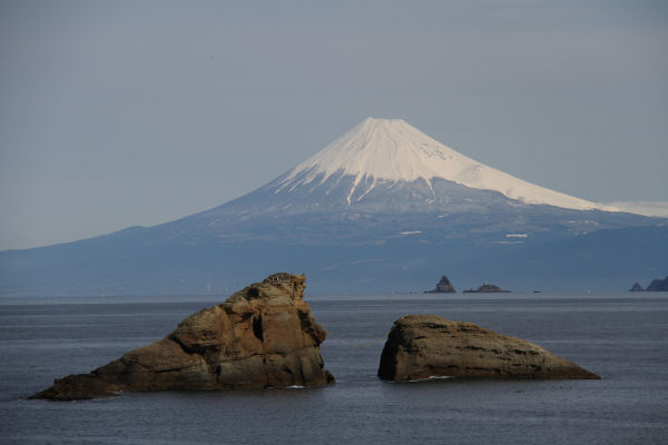 (3383)雲見海岸からの富士山