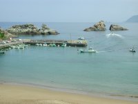 今日の雲見海岸