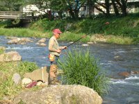 鮎釣り