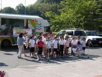 「道の駅」花の三聖苑にて、SBSラジオ「猛烈昼下がりアッパレ！ハレハレ」放送中