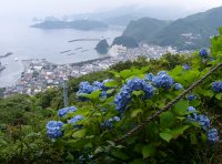 牛原山から松崎を望む