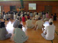 津波ビデオの上映