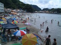 今日の岩地海水浴場