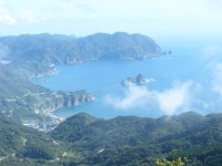 高通山山頂から