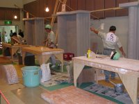 左官職人の技展