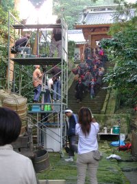 映画「新しい風」ロケ風景